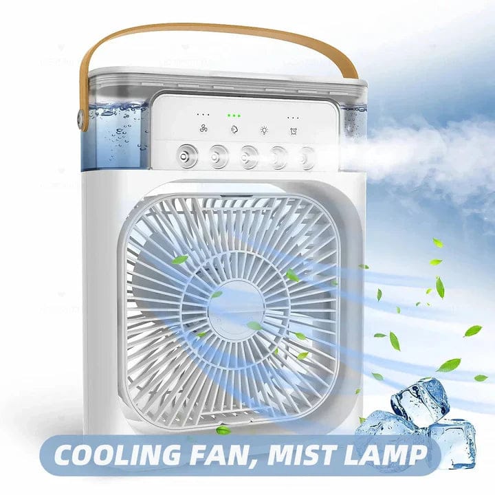 Portable Air Conditioner Fan  with 7 Colors LED Lights.